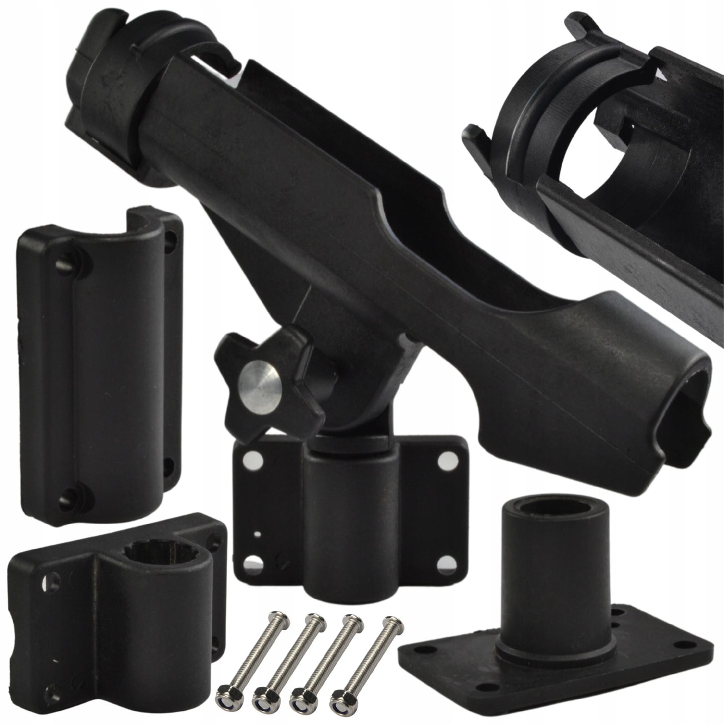 Trollinginis meškerės laikiklis valčiai