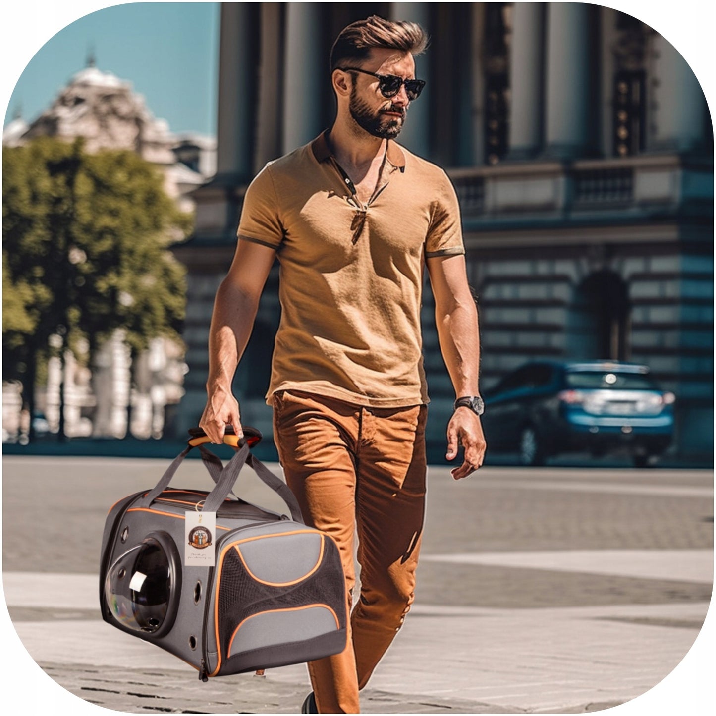 ULTRA PATVARUS PERVEŽIMAS ŠUNIUKUI IR KATES SU UFO LANGELIU IR PAVADĖLIU