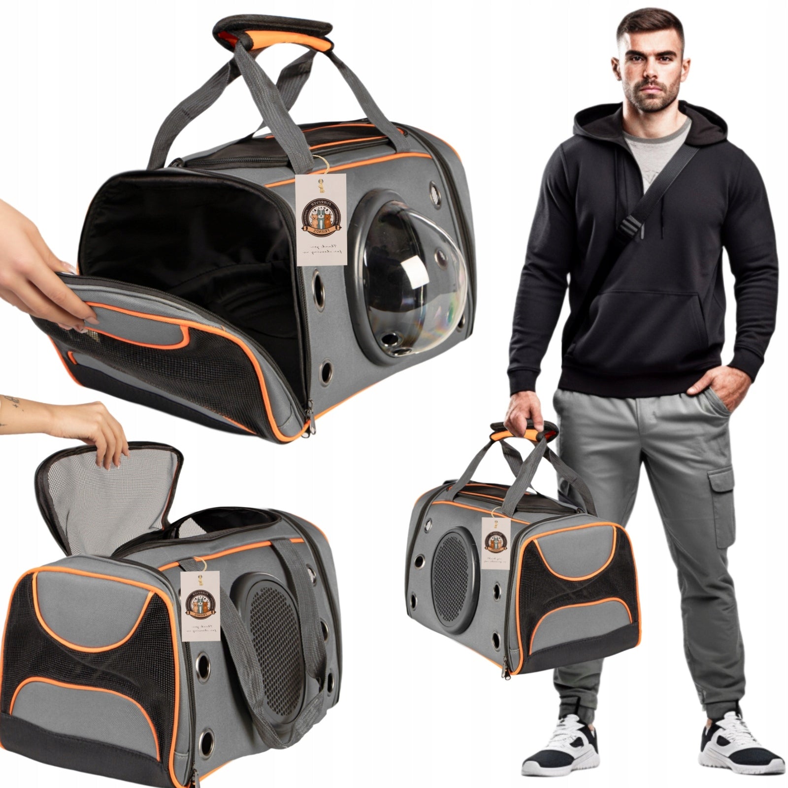 ULTRA PATVARUS PERVEŽIMAS ŠUNIUKUI IR KATES SU UFO LANGELIU IR PAVADĖLIU