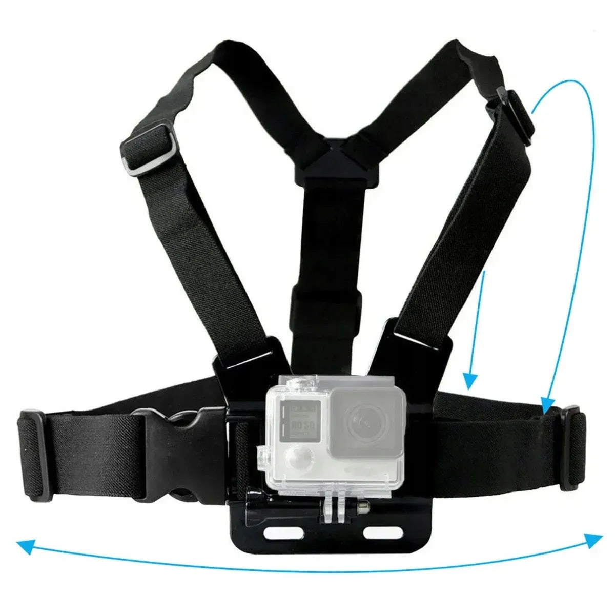 Krūtinės laikiklis diržai telefonui ir sportinei kamerai GoPro DJI