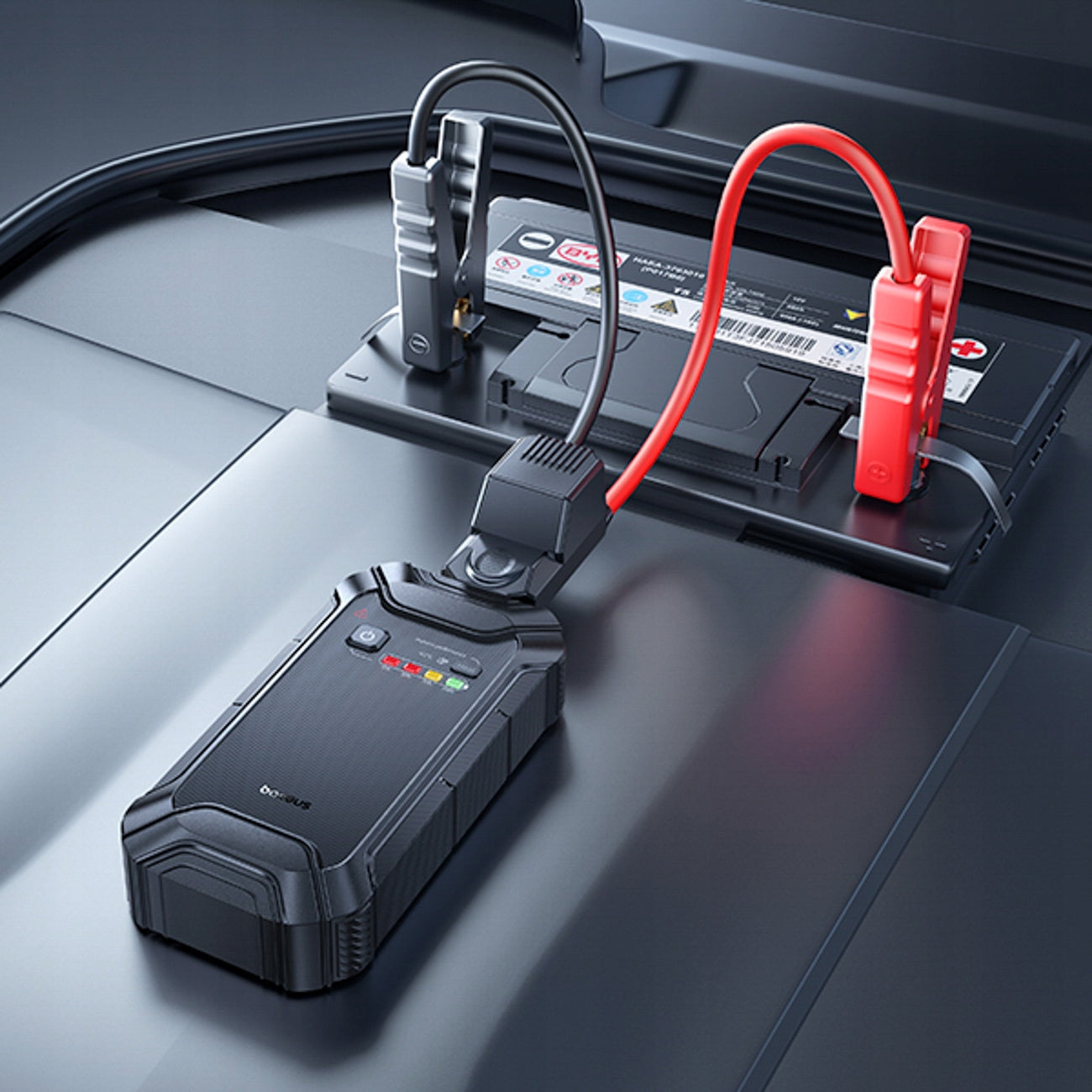 UŽKURIMO ĮRENGINYS JUMP STARTER BASEUS PrimeTrip VJ1 12000mAh 5000A IP55