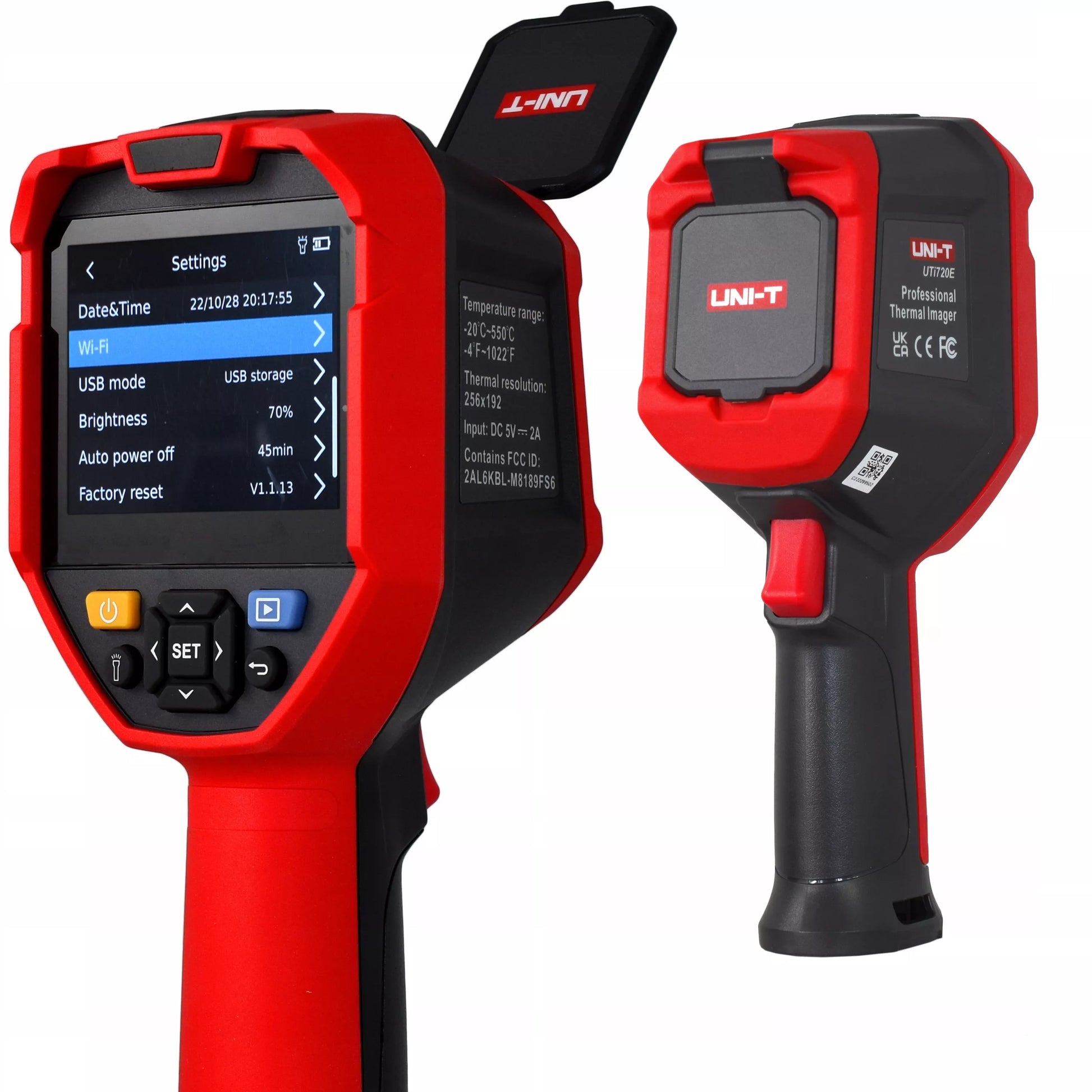 UTi720E Termovizorinė kamera UNI-T WiFi + Lagaminas PL platinimas