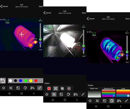 UTi720E Termovizorinė kamera UNI-T WiFi + Lagaminas PL platinimas
