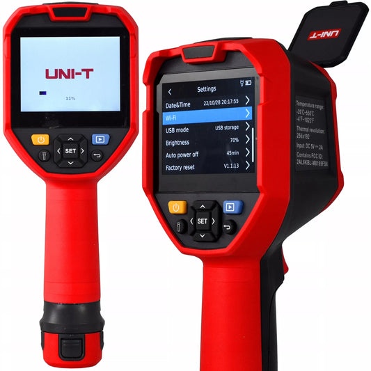 UTi720E Termovizorinė kamera UNI-T WiFi + Lagaminas PL platinimas
