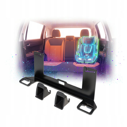 Universalus ISOFIX adapteris, automobilio kėdutės tvirtinimo bazė, saugus montavimas automobilyje.