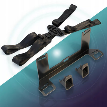 Universalus ISOFIX adapteris, automobilio kėdutės tvirtinimo bazė, saugus montavimas automobilyje.