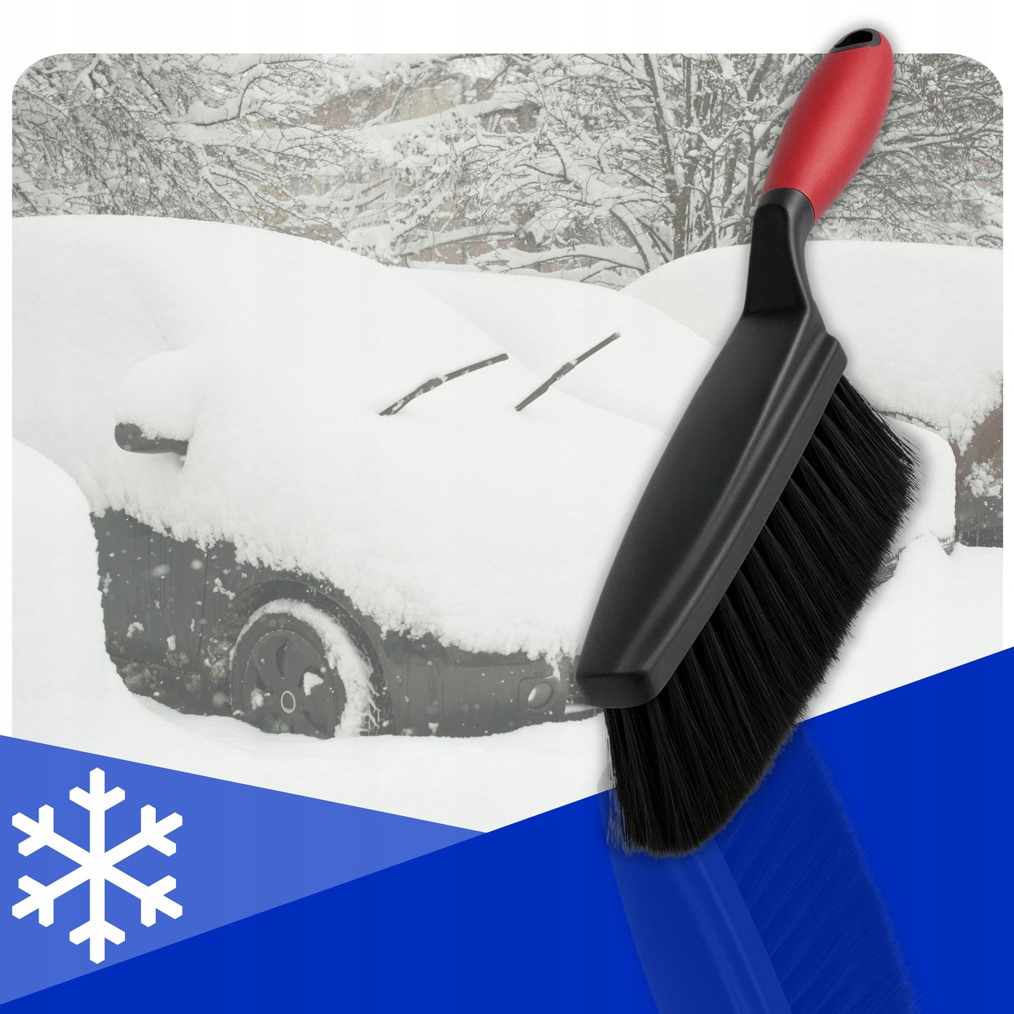 VIKAN Švelni šluota sniego valymui automobilio 521552