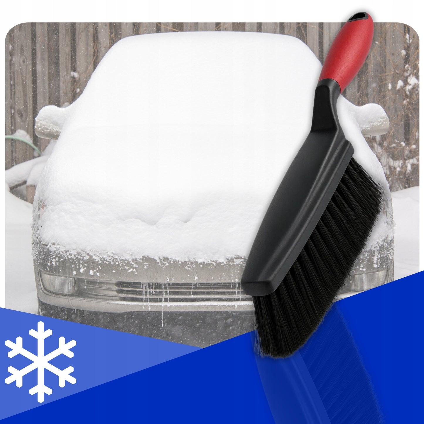 VIKAN Švelni šluota sniego valymui automobilio 521552