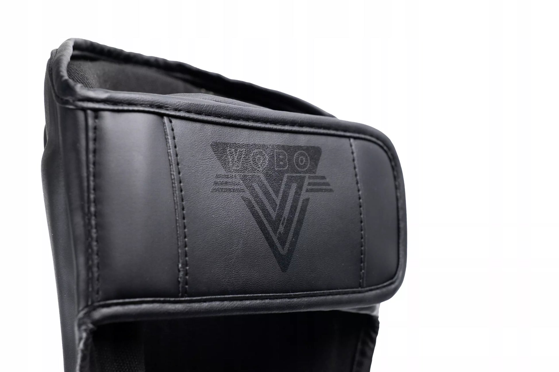 VOBO blauzdų ir pėdų apsaugos MMA K1 kikboksui – juodos M