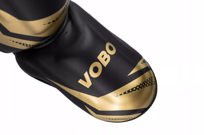 VOBO blauzdų ir pėdų apsaugos MMA K1 Kickboxing – aukso-juoda M