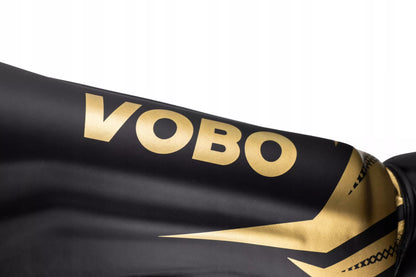 VOBO blauzdų ir pėdų apsaugos MMA K1 Kickboxing – aukso-juoda M