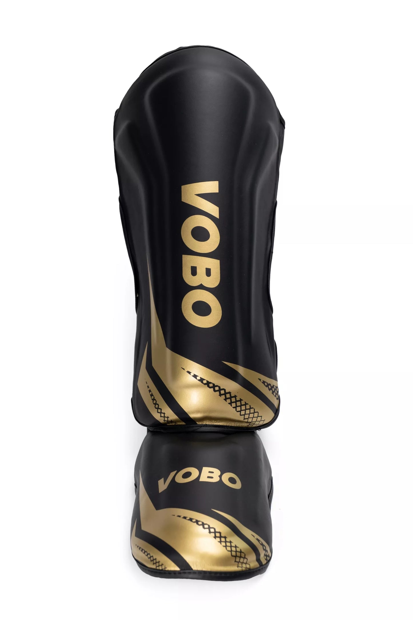 VOBO blauzdų ir pėdų apsaugos MMA K1 Kickboxing – aukso-juoda M