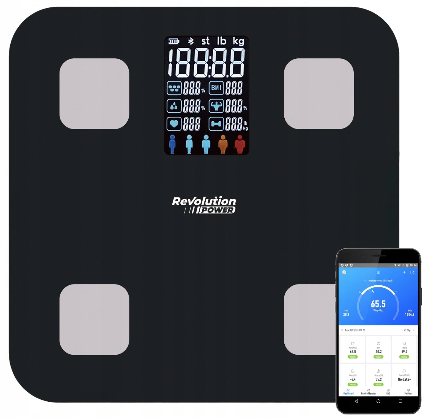 Išmaniosios stiklinės analitinės vonios svarstyklės