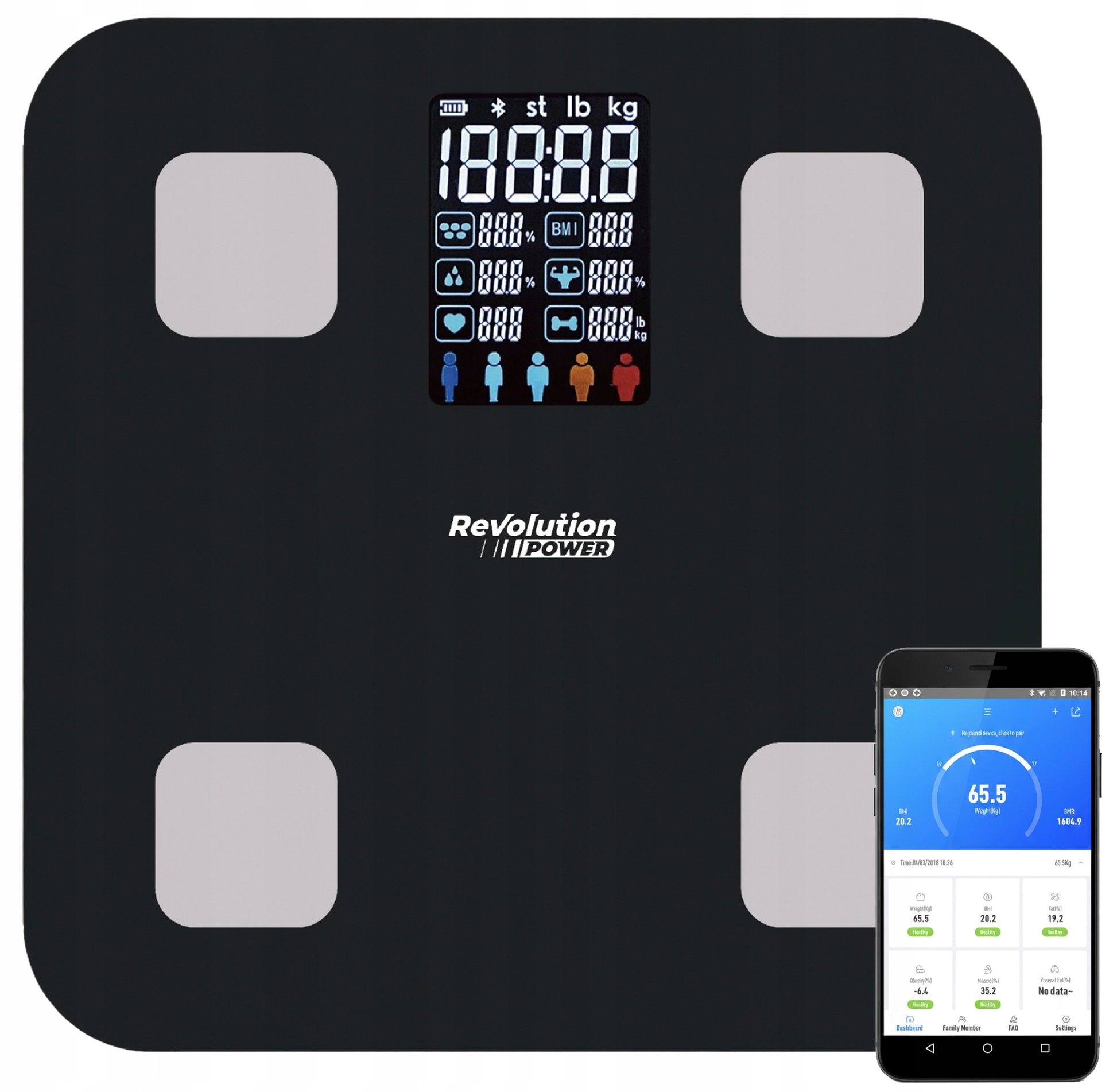 Išmaniosios stiklinės analitinės vonios svarstyklės