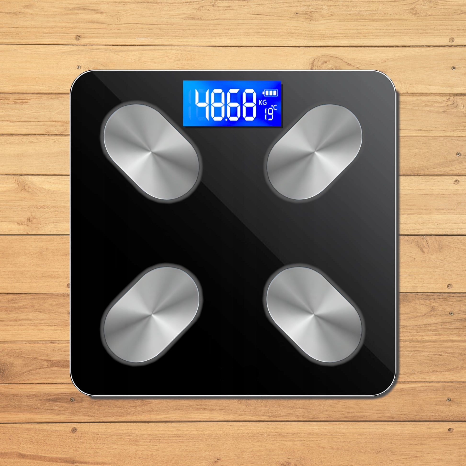 Vonios svarstyklės Bluetooth Smart 25in1 180kg Analitinės Išmaniosios Slim