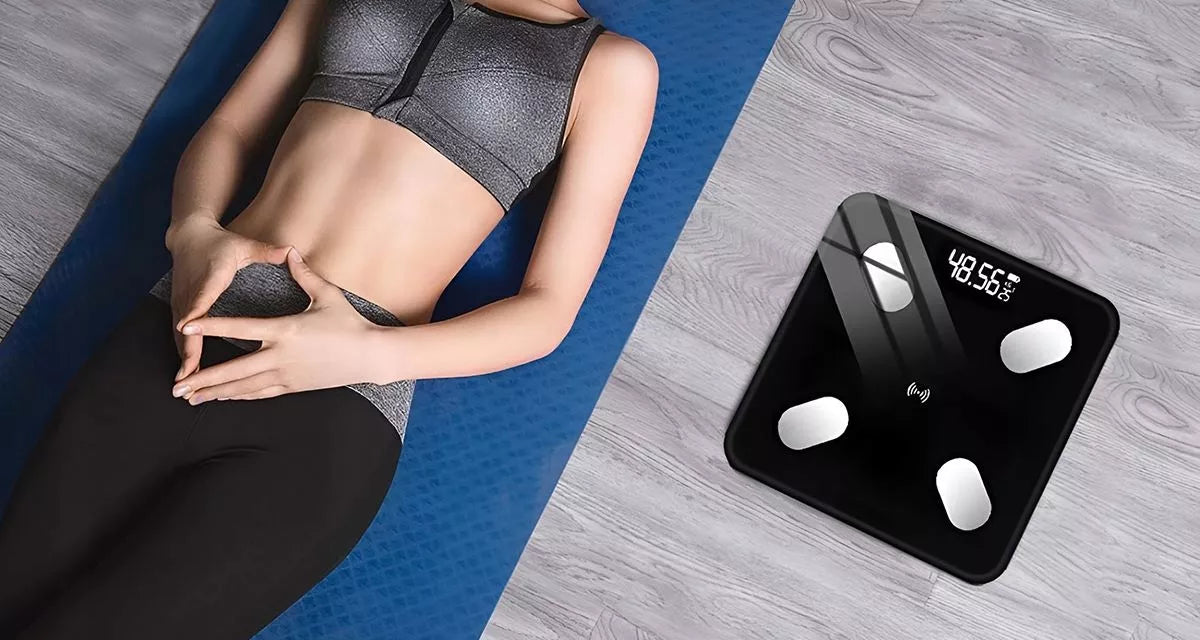 Vonios svarstyklės Bluetooth Smart 25in1 180kg Analitinės Išmaniosios Slim