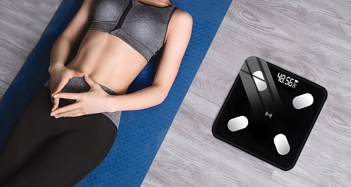 Vonios svarstyklės Bluetooth Smart 25in1 180kg Analitinės Išmaniosios Slim