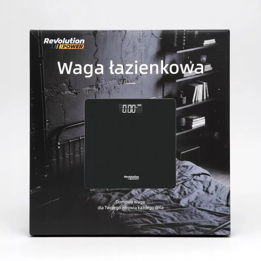 Elektroninės vonios svarstyklės, tikslios, 180 kg, stiklinės, juodos, SLIM LCD