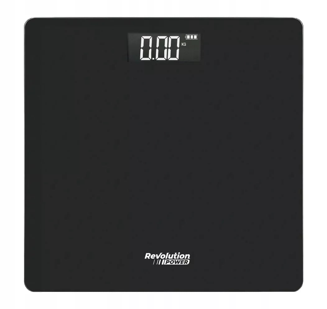 Elektroninės vonios svarstyklės, tikslios, 180 kg, stiklinės, juodos, SLIM LCD