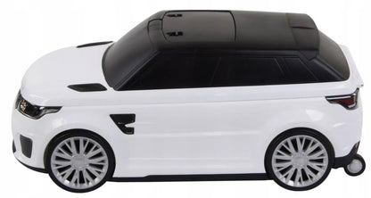 VAIKŲ VAŽINĖJAMASIS LAGAMINAS LAND RANGE ROVER BALTAS COIL