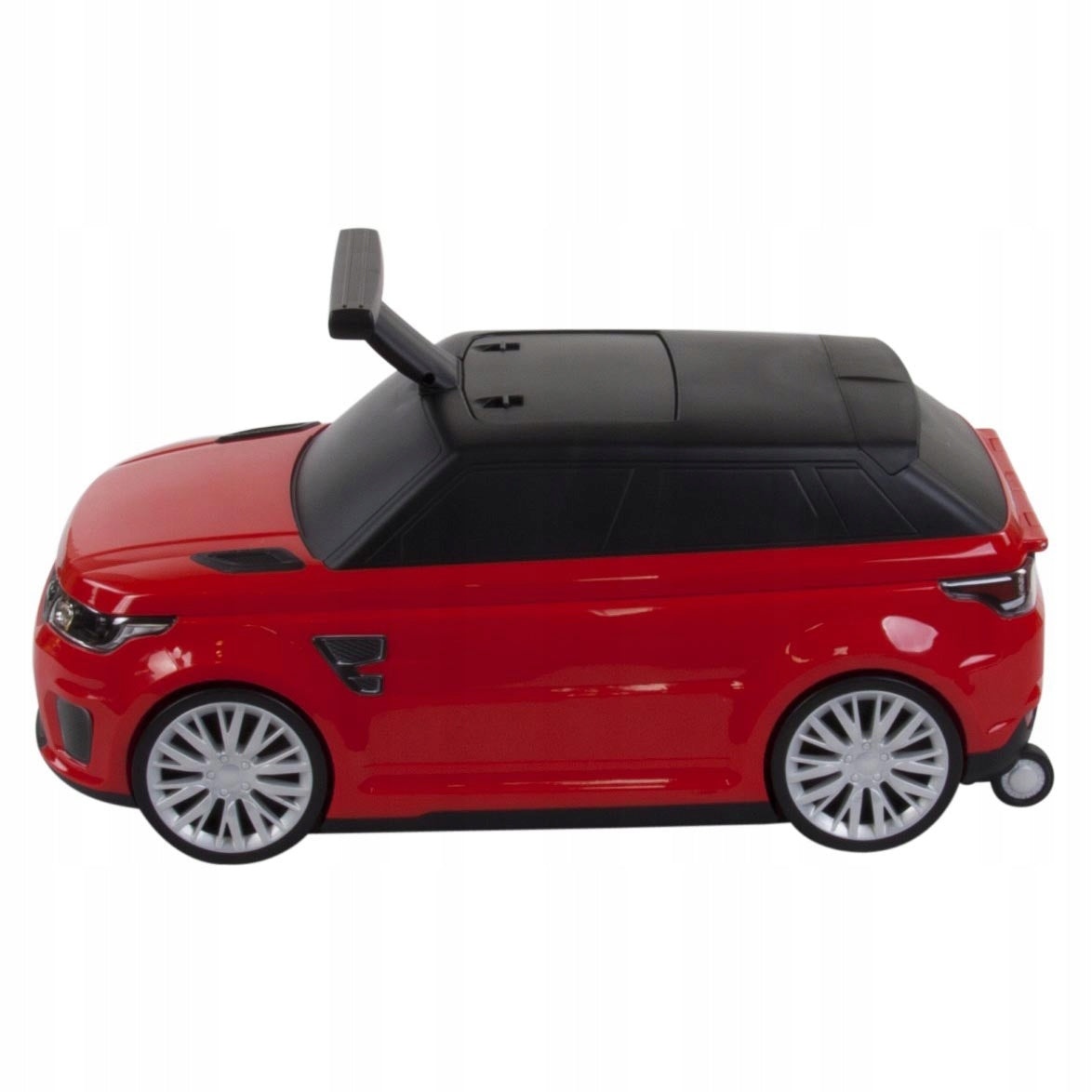 VAIKŲ VAŽINĖJAMASIS LAGAMINAS LAND RANGE ROVER RAUDONAS COIL