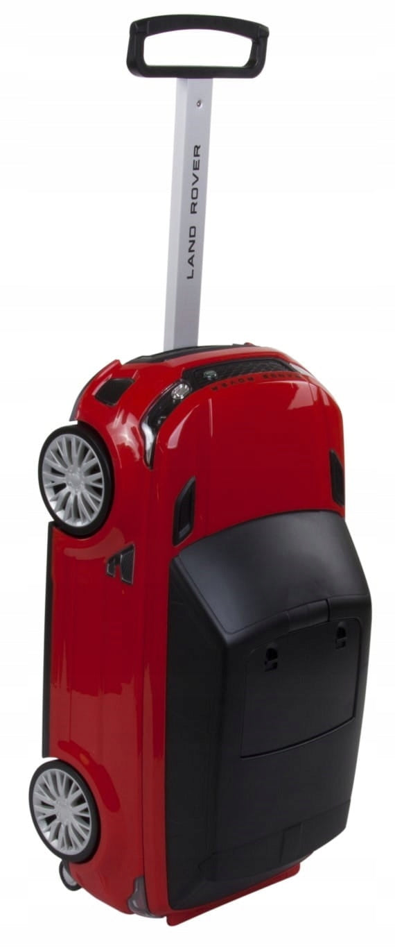 VAIKŲ VAŽINĖJAMASIS LAGAMINAS LAND RANGE ROVER RAUDONAS COIL