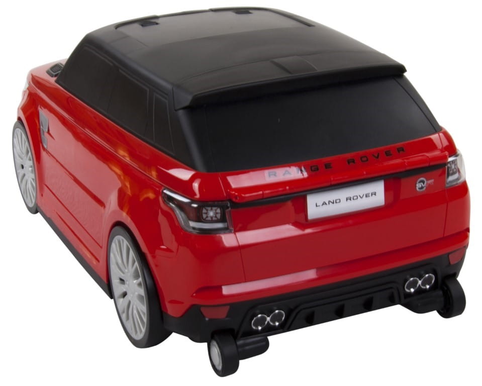 VAIKŲ VAŽINĖJAMASIS LAGAMINAS LAND RANGE ROVER RAUDONAS COIL