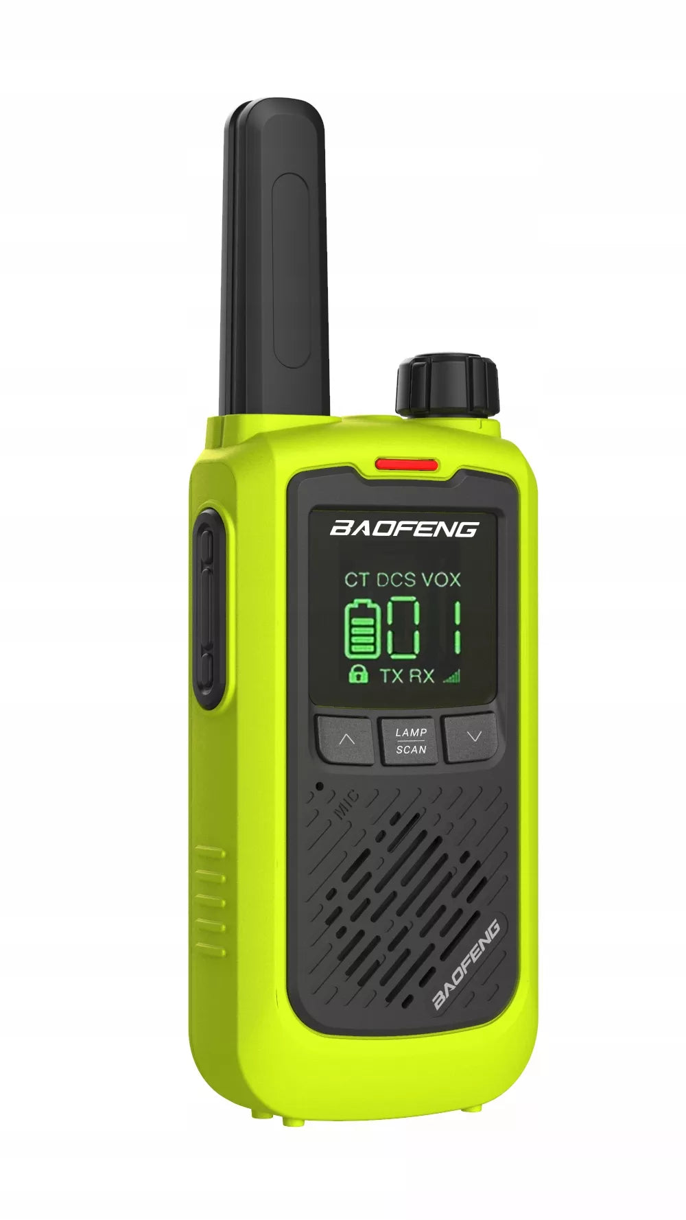 WALKIE TALKIE TRUMOS AKTUOTŲ ĮRENGINIŲ RINKINYS 2vnt BAOFENG