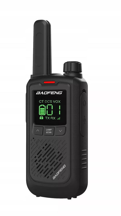 WALKIE TALKIE KRÓTKOFALÓWKA ŁOKI TOKI BAOFENG BF-T17 USB-C + ausinės