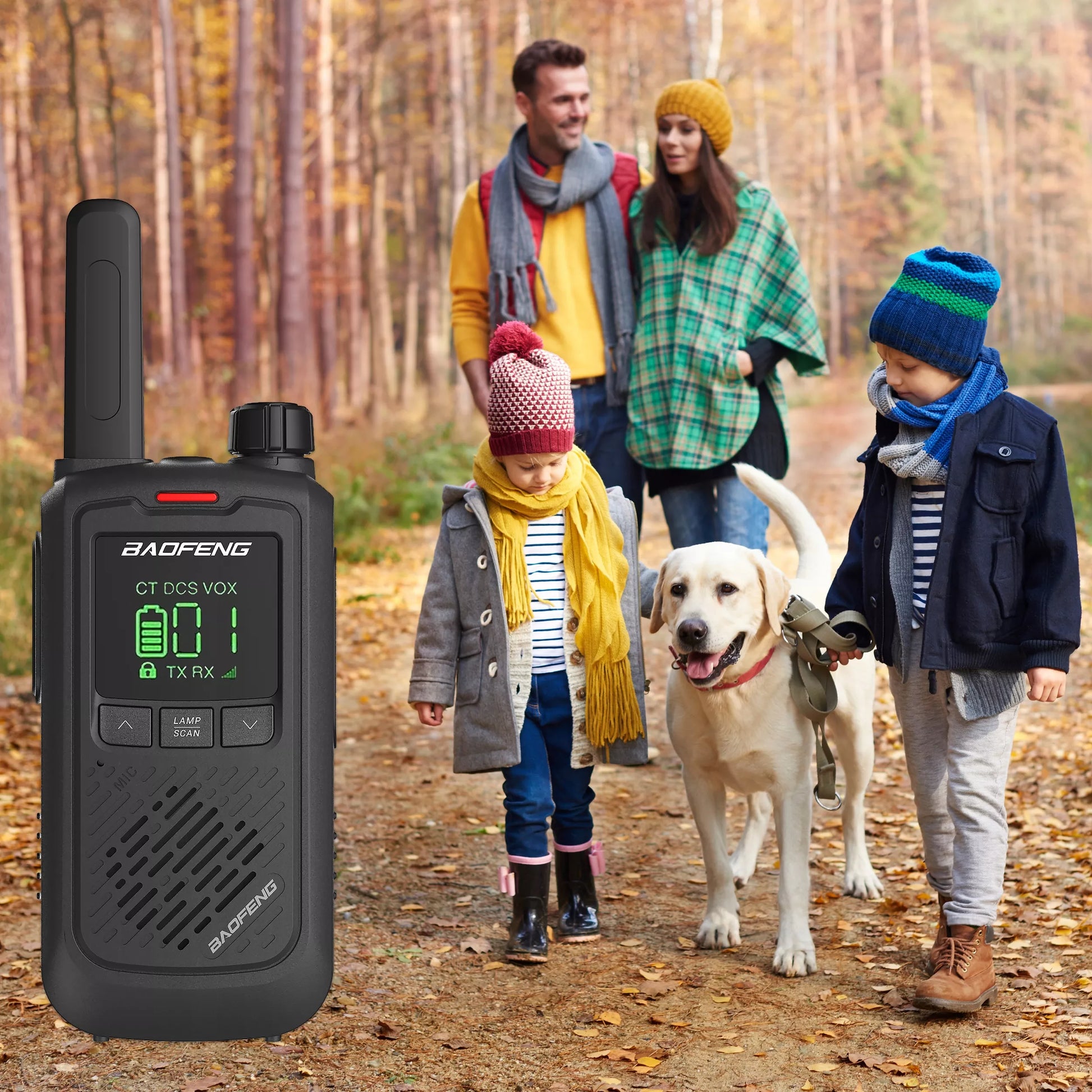 WALKIE TALKIE KRÓTKOFALÓWKA ŁOKI TOKI BAOFENG BF-T17 USB-C + ausinės