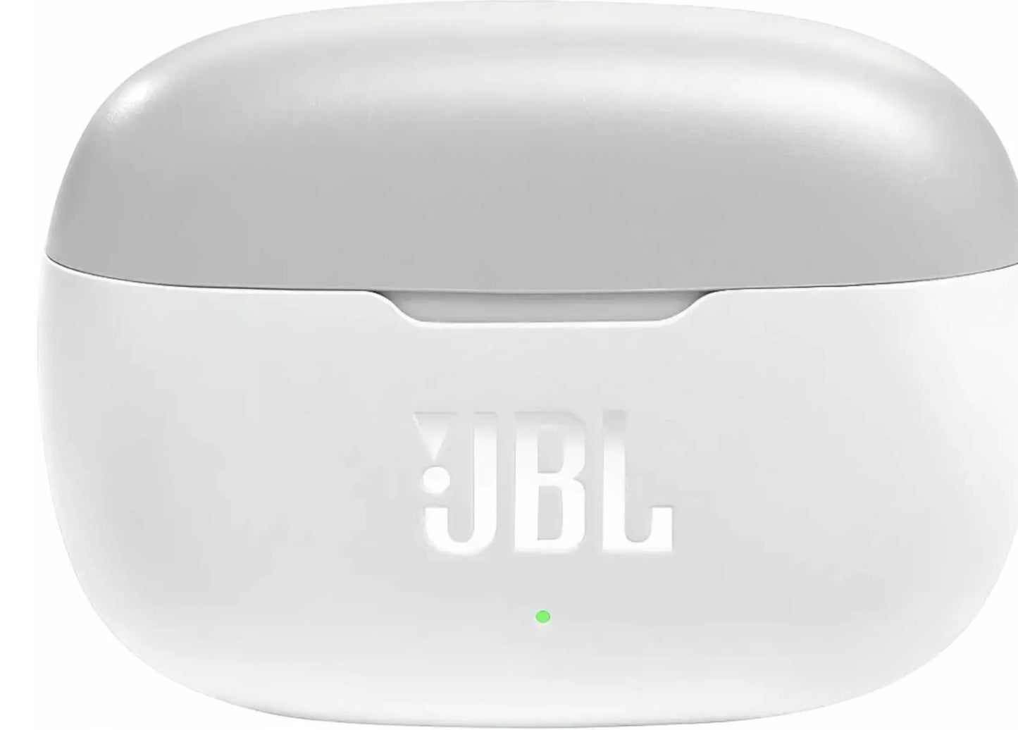 JBL Wave 200 TWS baltos belaidės ausinės su įkrovimo dėklu