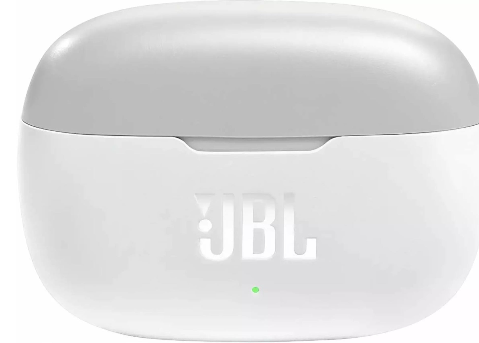 JBL Wave 200 TWS baltos belaidės ausinės su įkrovimo dėklu