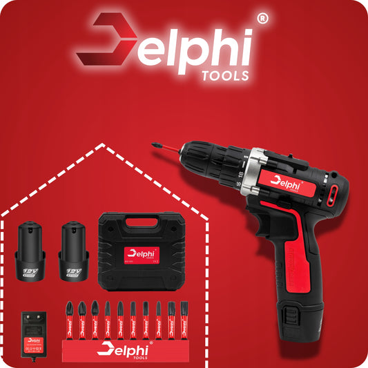 AKUMULIATORINIS GRĘŽTUVO-SUKTUVO KOMPLEKTAS 2xAKU 12V, GALINGAS ATSUKTUVAS SU ANTGALIAIS