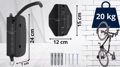 SIENINIS DVIRAČIO LAIKIKLIS KABLYS TVIRTAS REGULIUOJAMAS 20 KG