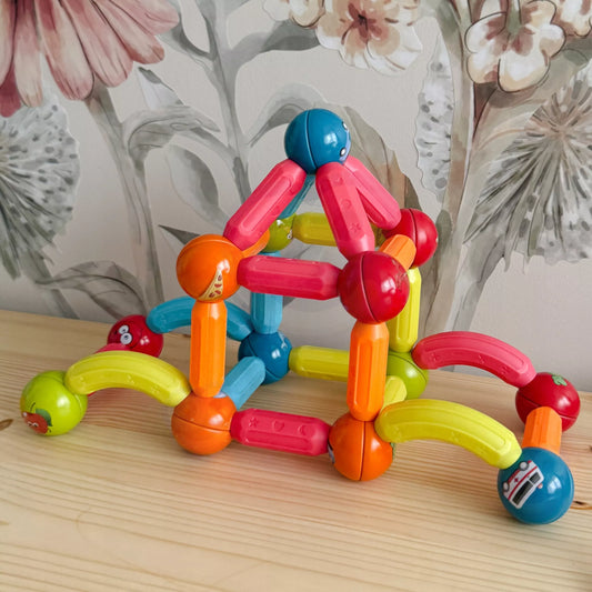 Magnetinės konstravimo kaladėlės Woopie, 76 vnt.