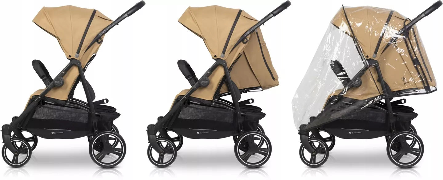 DVIGUBAS VEŽIMĖLIS METAI PO METŲ 74CM IKI 44KG EURO-CART DOBLO CAMEL