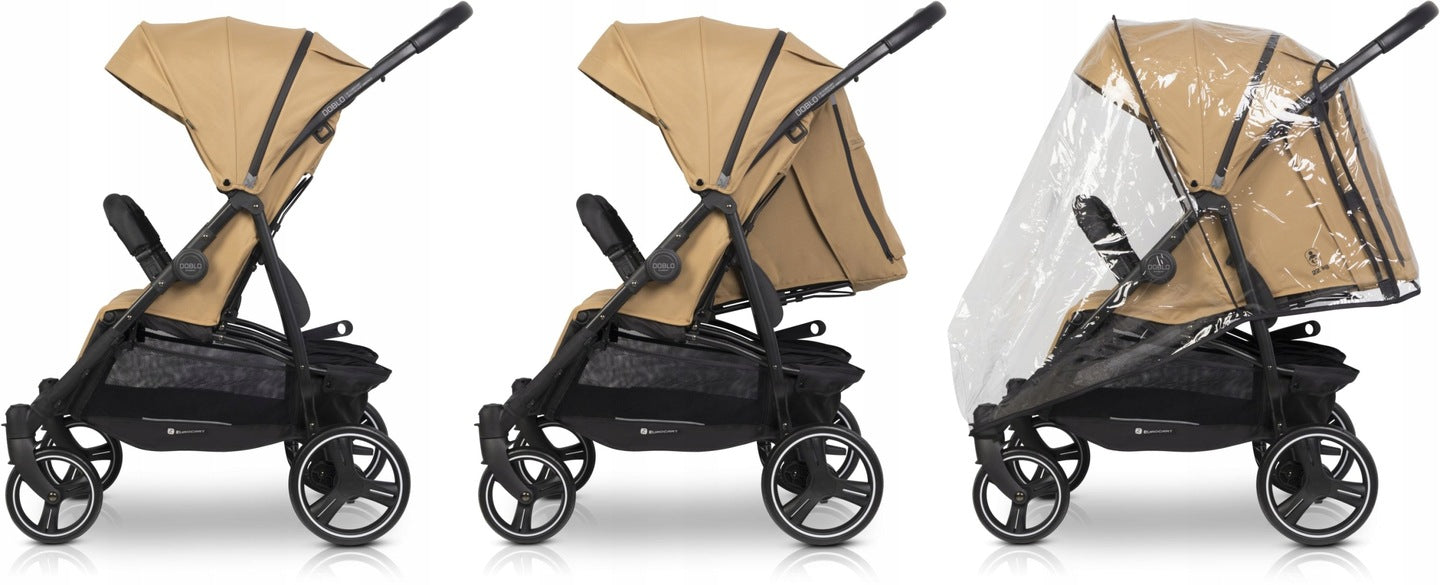 DVIGUBAS VEŽIMĖLIS METAI PO METŲ 74CM IKI 44KG EURO-CART DOBLO CAMEL