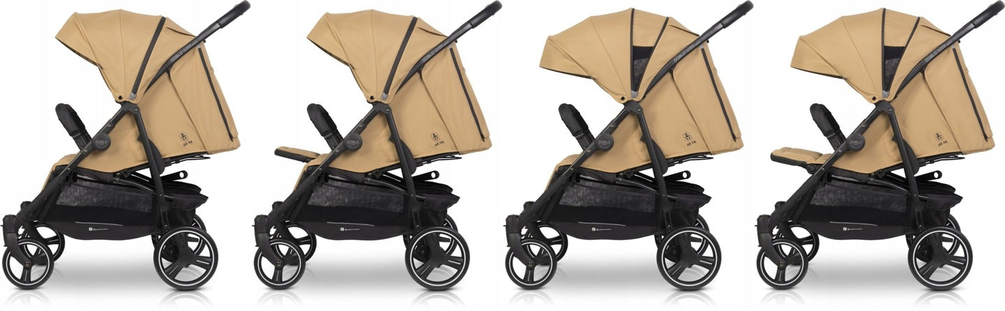 DVIGUBAS VEŽIMĖLIS METAI PO METŲ 74CM IKI 44KG EURO-CART DOBLO CAMEL