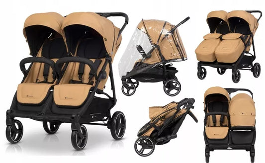 DVIGUBAS VEŽIMĖLIS METAI PO METŲ 74CM IKI 44KG EURO-CART DOBLO CAMEL
