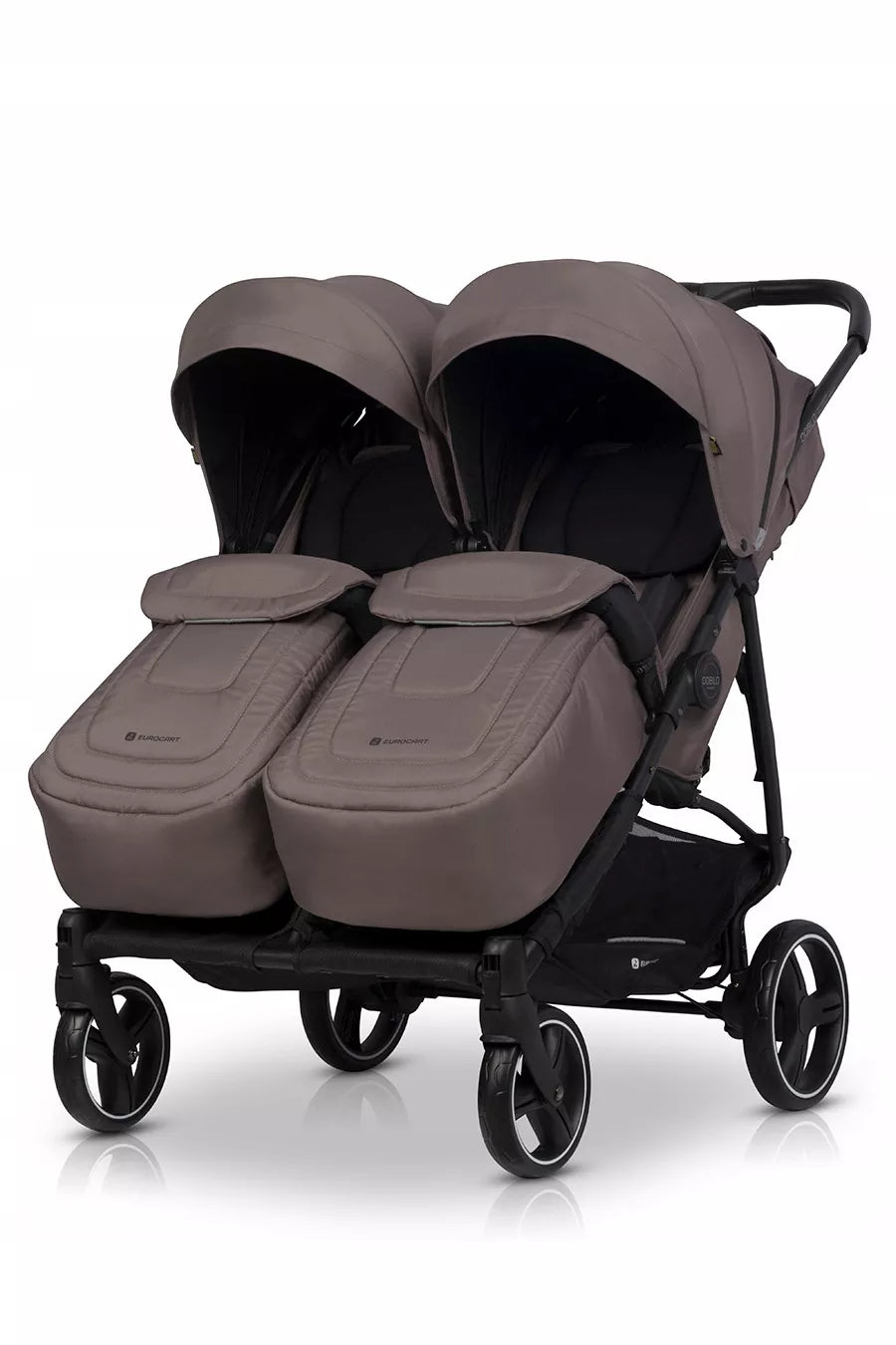 Vežimėlis dvyniams "Euro-Cart" DOBLO eilės tvarka, priedai 0-22 kg