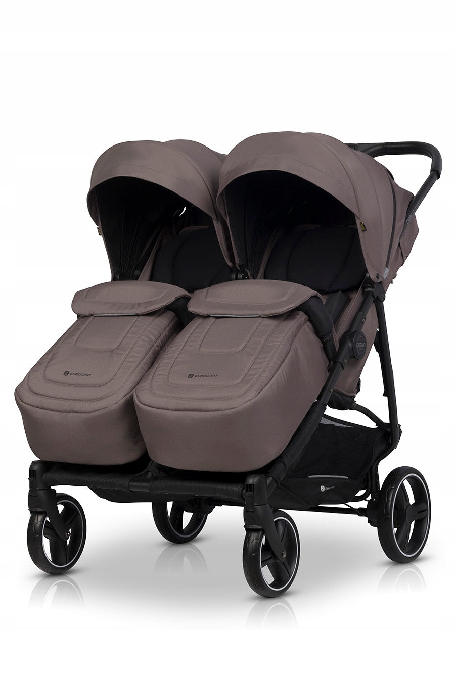 Vežimėlis dvyniams "Euro-Cart" DOBLO eilės tvarka, priedai 0-22 kg