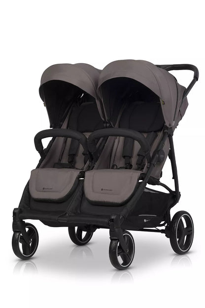 Vežimėlis dvyniams "Euro-Cart" DOBLO eilės tvarka, priedai 0-22 kg