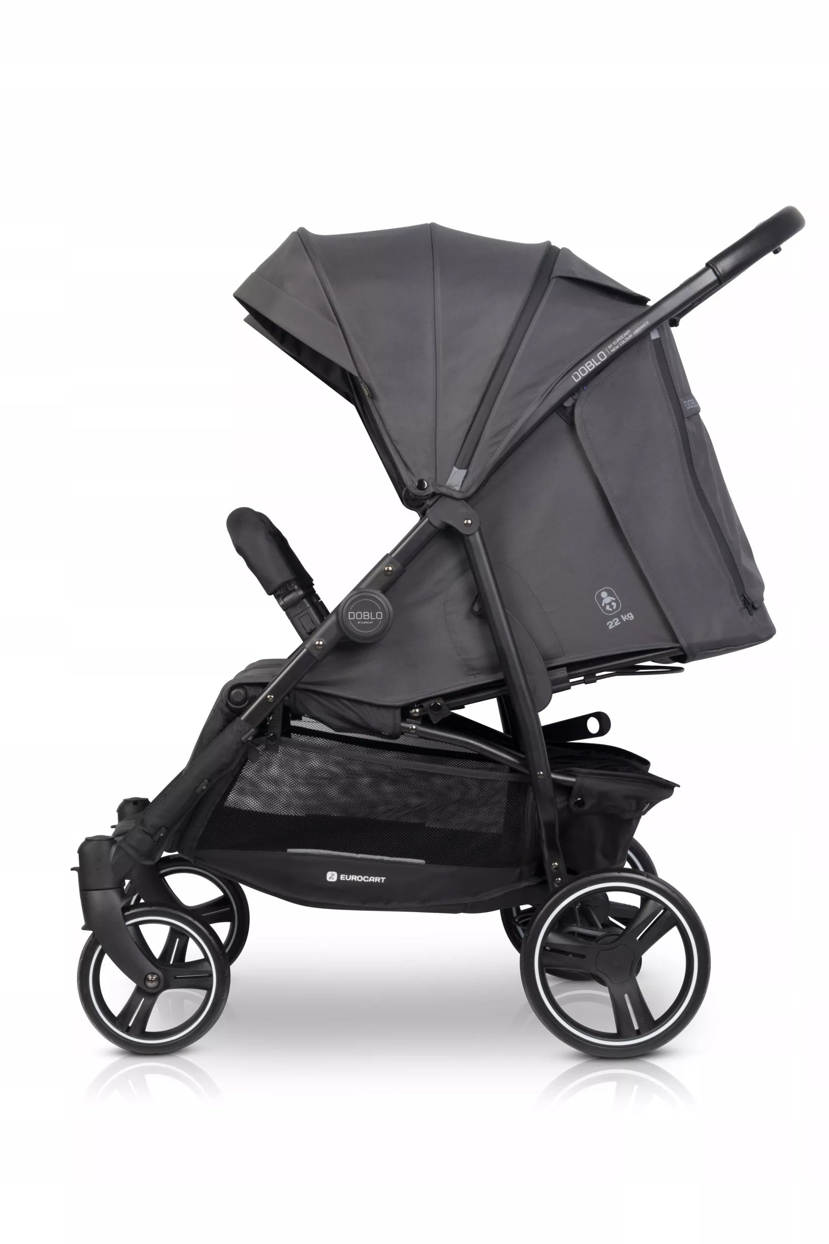 DVYNUKŲ VEŽIMĖLIS VIENAS PO KITO, PRIEDAI 0-22 KG EURO-CART IRON