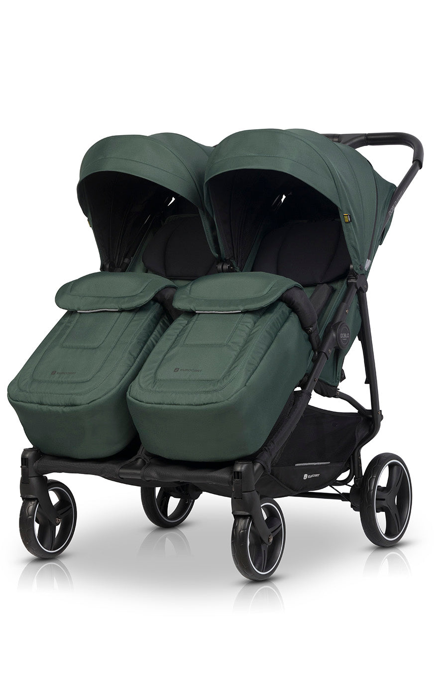 Vežimėlis dvyniams "Euro-Cart" JUNGLE, "Metai po metų" serija, su priedais, 0-22 kg