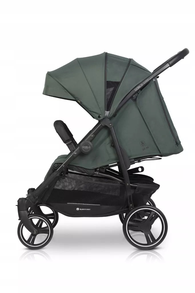 Vežimėlis dvyniams "Euro-Cart" JUNGLE, "Metai po metų" serija, su priedais, 0-22 kg