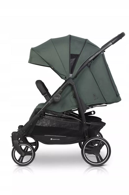 Vežimėlis dvyniams "Euro-Cart" JUNGLE, "Metai po metų" serija, su priedais, 0-22 kg
