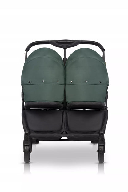 Vežimėlis dvyniams "Euro-Cart" JUNGLE, "Metai po metų" serija, su priedais, 0-22 kg