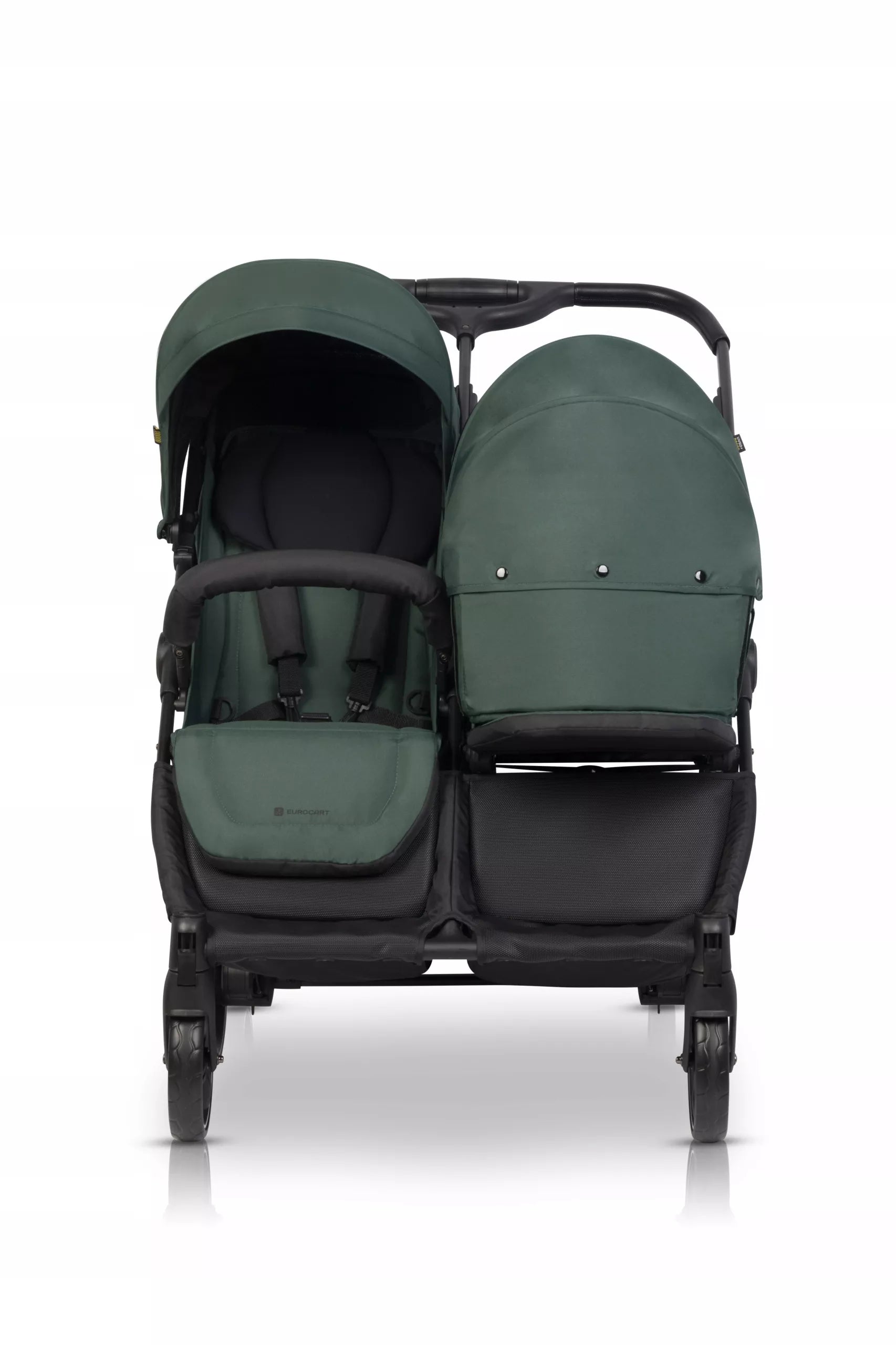 Vežimėlis dvyniams "Euro-Cart" JUNGLE, "Metai po metų" serija, su priedais, 0-22 kg