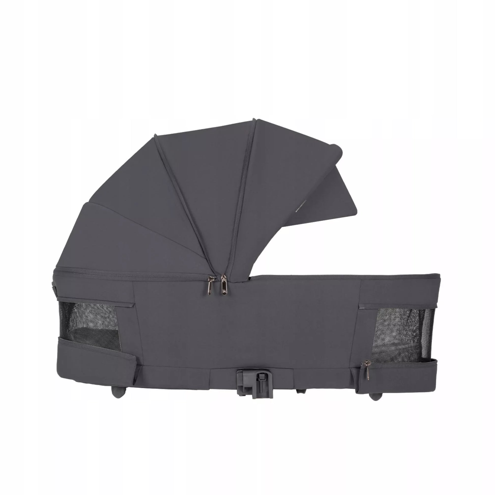 Daugiafunkcinis vežimėlis 2in1 CARRELLO MAGIA ELM pilkos spalvos, sulankstoma lopšys, 0-22 kg