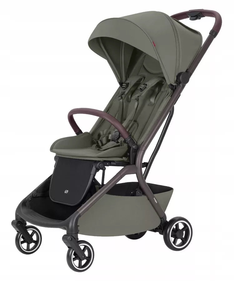 Daugiafunkcis vežimėlis 2in1 CARRELLO MAGIA MALTED GREEN, sulankstoma gondola, 0-22kg